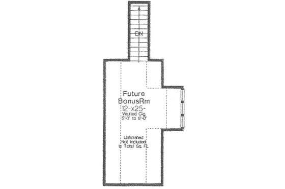 Floor Plan - Other Floor for European House Plan #310-390 - 4 bed, 3.5 bath
