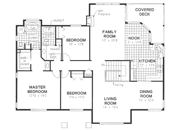 European Floor Plan - Main Floor Plan #18-9129