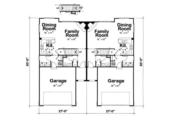 Dream House Plan - Traditional Floor Plan - Main Floor Plan #20-2092