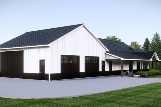 Exterior - Other Elevation 1 for Barndominium House Plan #1064-293 - 3 bed, 2.5 bath