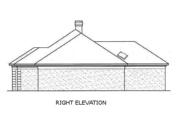 Exterior - Other Elevation for European House Plan #45-143 - 4 bed, 2 bath