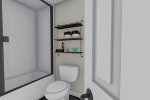 Interior - Bathroom for Traditional House Plan #1060-84 - 1 bed, 1.5 bath
