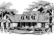 Colonial Style House Plan - 3 Beds 2.5 Baths 2297 Sq/Ft Plan #10-205 