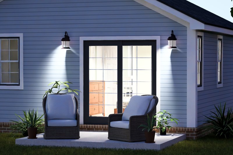Home Plan - Exterior - Other Elevation 3 for Cottage House Plan #513-2493 - 1 bed, 1 bath