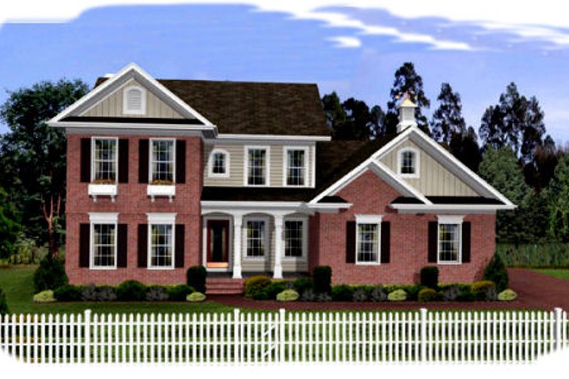 Dream House Plan - Southern Exterior - Front Elevation Plan #56-237