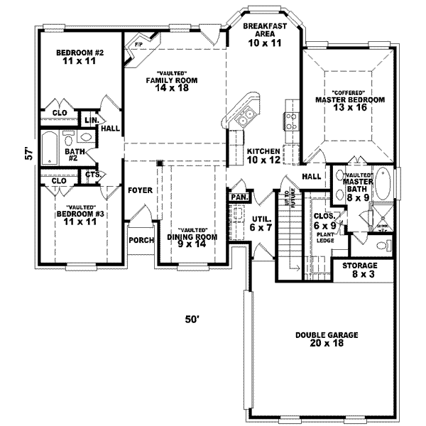 European Floor Plan - Main Floor Plan #81-803