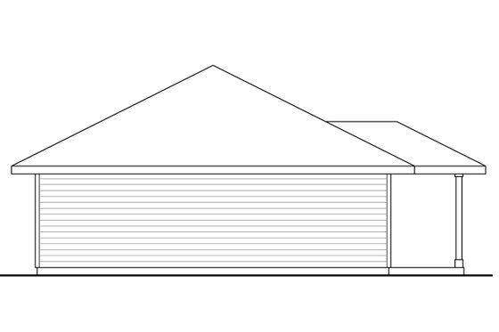 Exterior - Other Elevation for Traditional House Plan #124-995 - 1 bed, 1 bath