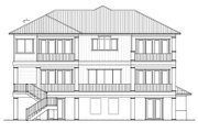 Beach Style House Plan - 3 Beds 3.5 Baths 3123 Sq/Ft Plan #938-115 