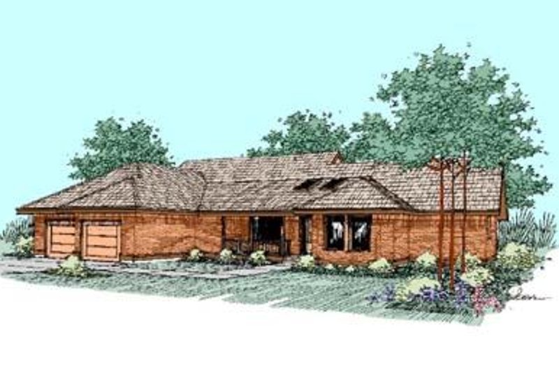 Home Plan - Traditional Exterior - Front Elevation Plan #60-263