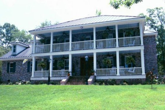 Exterior - Other Elevation for Southern House Plan #137-114 - 3 bed, 3 bath