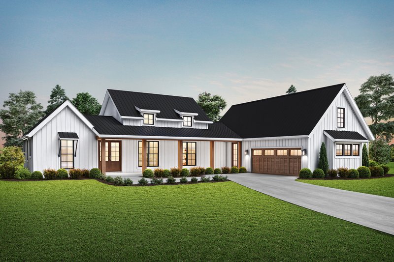 Farmhouse Style House Plan 3 Beds 2 5 Baths 2060 Sq Ft Plan 48 968 Houseplans Com