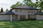 Mediterranean Style House Plan - 4 Beds 3.5 Baths 3545 Sq/Ft Plan #455-161 