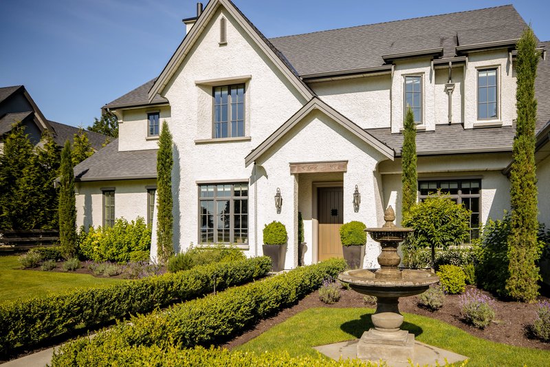 House Blueprint - Exterior - Front Elevation 5 for European House Plan #1114-19 - 6 bed, 4.5 bath