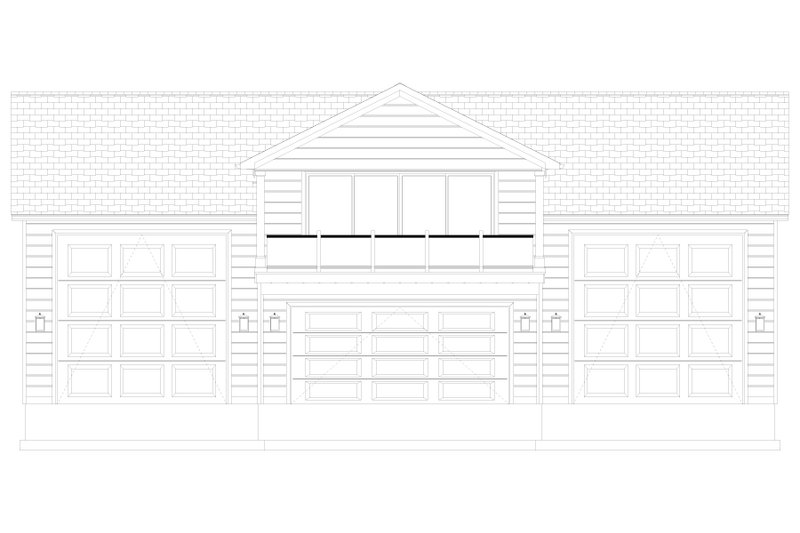Architectural House Design - Exterior - Front Elevation 5 for Farmhouse House Plan #1060-343, 0 bath