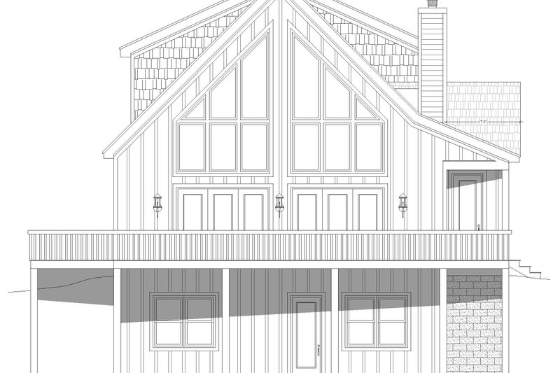 House Design - Exterior - Other Elevation for Country House Plan #932-568 - 3 bed, 3.5 bath