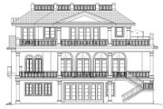 Mediterranean Style House Plan - 2 Beds 2.5 Baths 3996 Sq/Ft Plan #27-450 