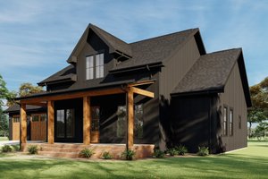 Exterior - Other Elevation for Farmhouse House Plan #1092-66 - 2 bed, 2 bath