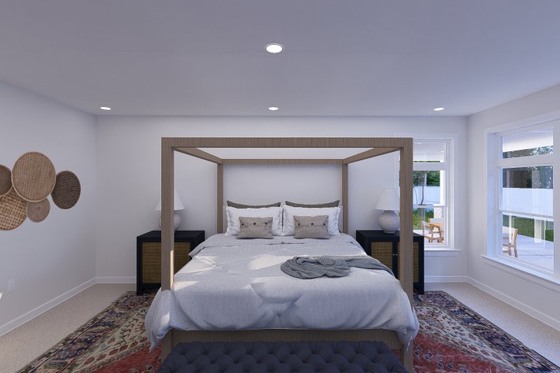 House Blueprint - Interior - Master Bedroom 2 for Farmhouse House Plan #1060-361 - 4 bed, 3.5 bath