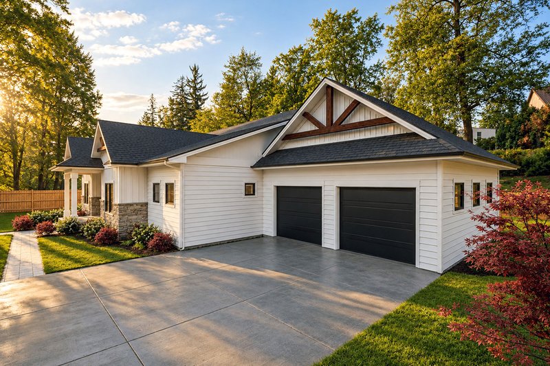 Architectural House Design - Exterior - Other Elevation 4 for Country House Plan #1101-76 - 3 bed, 2.5 bath