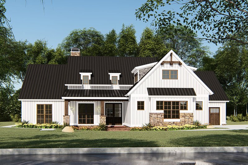 Dream House Plan - Country Exterior - Front Elevation Plan #923-131