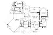European Style House Plan - 4 Beds 4 Baths 3040 Sq/Ft Plan #80-200 