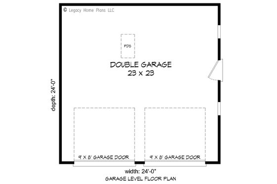 Floor Plan - Main Floor for Country House Plan #932-103, 0 bath