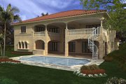 Mediterranean Style House Plan - 6 Beds 7.5 Baths 6175 Sq/Ft Plan #420-188 