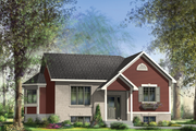 Traditional Style House Plan - 2 Beds 1 Baths 1107 Sq/Ft Plan #25-4450 
