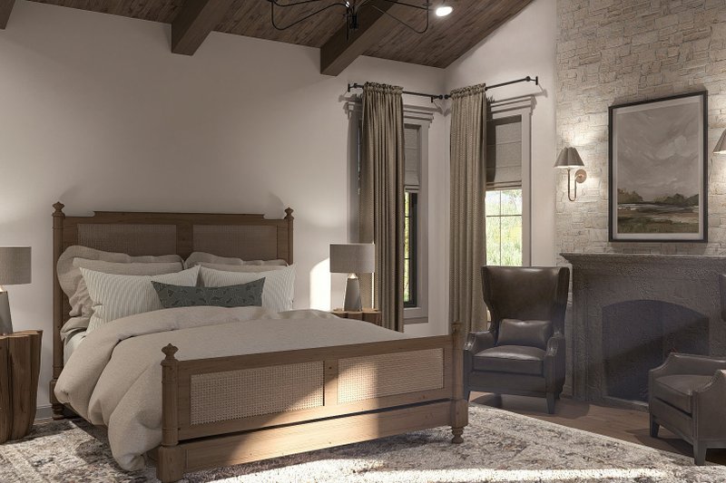 Architectural House Design - Interior - Master Bedroom for Craftsman House Plan #455-791 - 3 bed, 2.5 bath