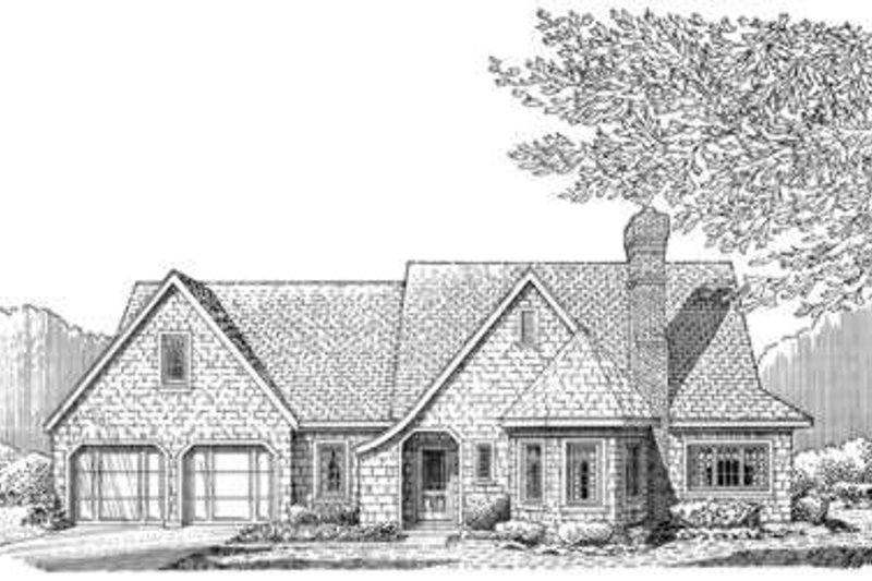 Architectural House Design - Cottage Exterior - Front Elevation Plan #410-145