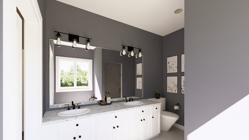 Interior - Master Bathroom 1 for Contemporary House Plan #1064-459 - 2 bed, 2 bath