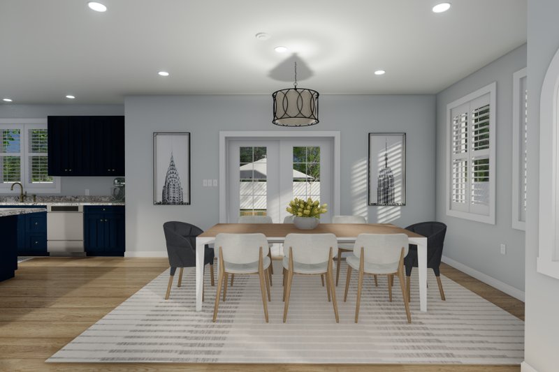 House Plan Design - Interior - Dining Room for Traditional House Plan #1060-32 - 5 bed, 3.5 bath