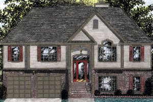 Traditional Exterior - Front Elevation Plan #56-119