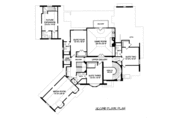 European Style House Plan - 5 Beds 4.5 Baths 5796 Sq/Ft Plan #413-125 