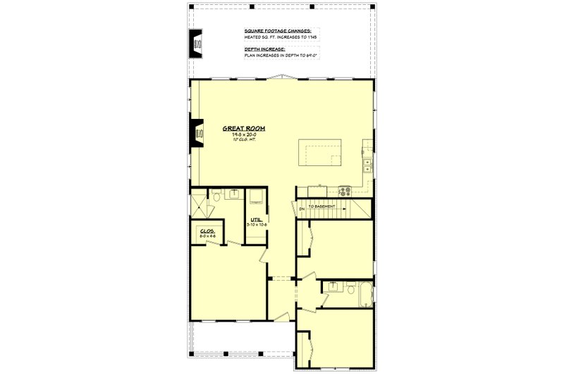 Home Plan - Floor Plan - Other Floor for Traditional House Plan #430-309 - 3 bed, 2 bath