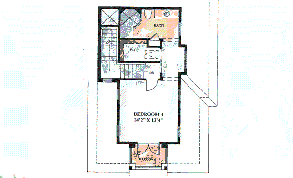 Mediterranean Floor Plan - Upper Floor Plan #27-236