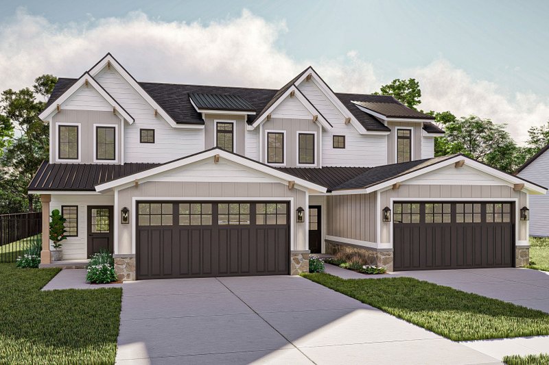 Home Plan - Modern Exterior - Front Elevation Plan #455-567