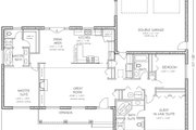 Ranch Style House Plan - 3 Beds 3 Baths 1689 Sq/Ft Plan #427-12 