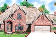 European Style House Plan - 4 Beds 3.5 Baths 2658 Sq/Ft Plan #52-152 