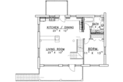 Log Style House Plan - 3 Beds 3 Baths 1485 Sq/Ft Plan #117-485 