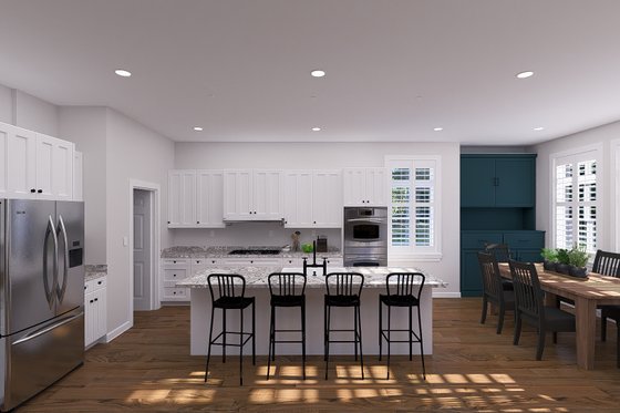 Interior - Kitchen for Craftsman House Plan #1060-354 - 2 bed, 2 bath