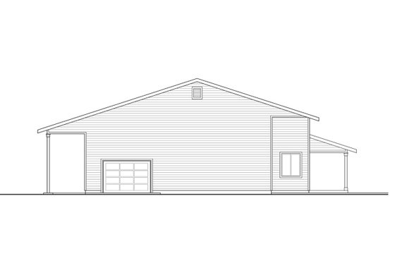 Exterior - Other Elevation for Traditional House Plan #124-659 - 1 bed, 1 bath