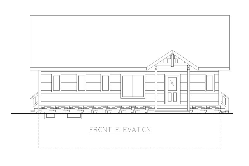 Dream House Plan - Exterior - Front Elevation 3 for Craftsman House Plan #117-1020 - 2 bed, 2.5 bath