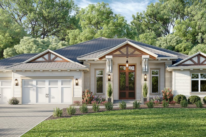 Dream House Plan - Traditional Exterior - Front Elevation Plan #1083-12