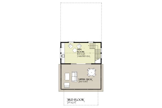 Floor Plan - Other Floor for Beach House Plan #901-165 - 5 bed, 3.5 bath