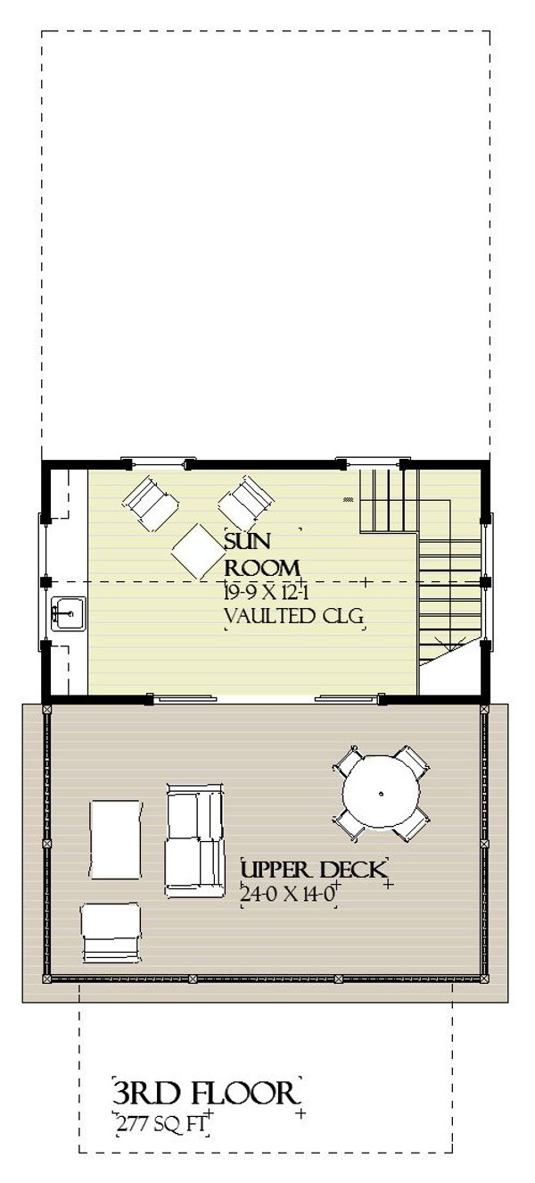 Beach Floor Plan - Other Floor Plan #901-165