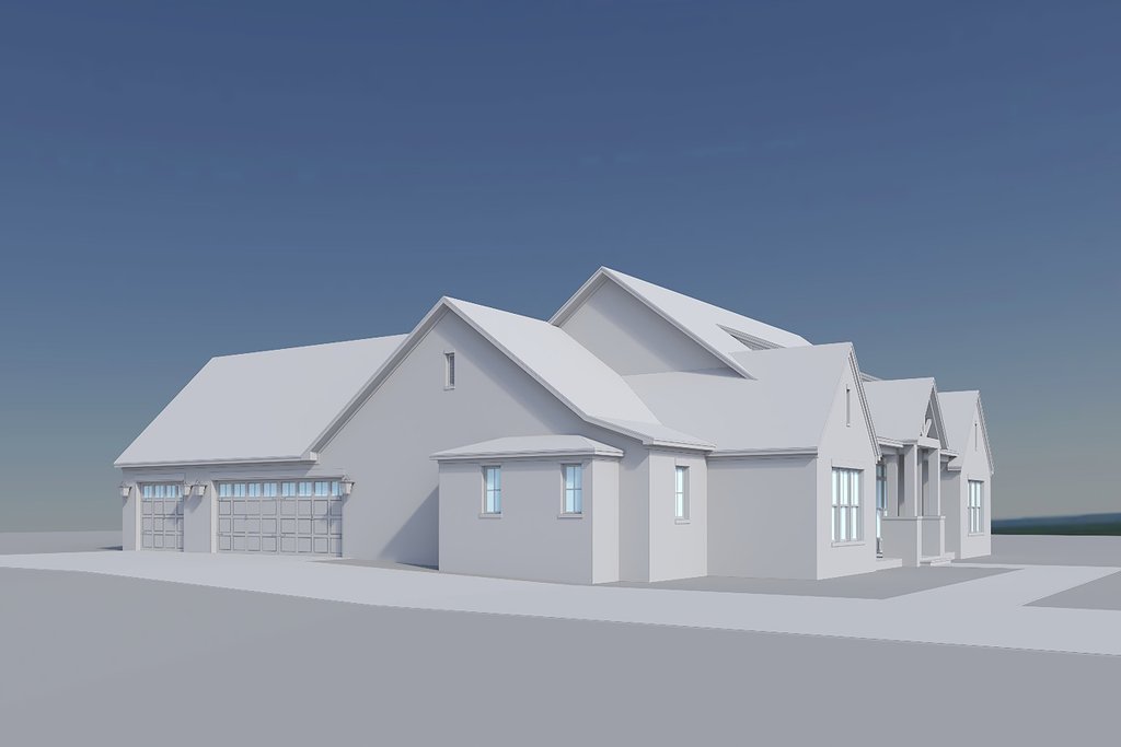 Exterior - Other Elevation for Farmhouse House Plan #430-438 - 3 bed, 3.5 bath
