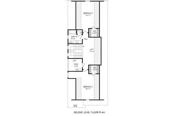 Floor Plan - Upper Floor for Traditional House Plan #932-269 - 3 bed, 2.5 bath