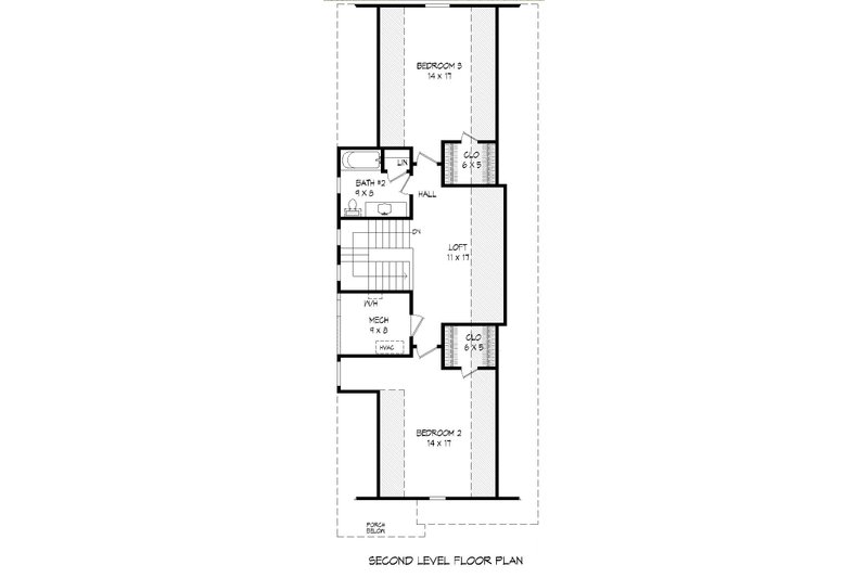 Dream House Plan - Floor Plan - Upper Floor for Traditional House Plan #932-269 - 3 bed, 2.5 bath