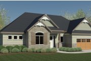 Craftsman Style House Plan - 2 Beds 2 Baths 1777 Sq/Ft Plan #920-108 